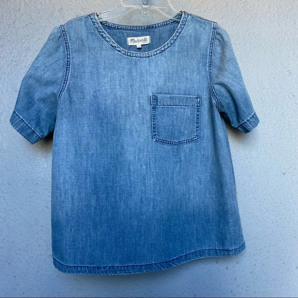 Madewell Denim Tunic Top. Size S - Picture 9 of 11